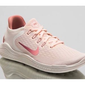 NIKE FREE RN WOMENS SNEAKS RUST PINK/GUAVA ICE